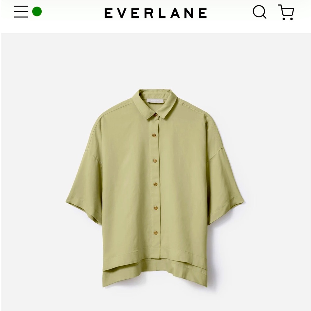 Everlane Drapey Square Shirt Medium